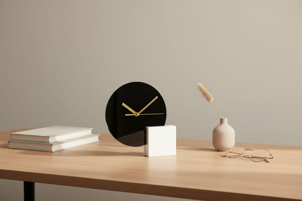 Lumnest Marble Desk Clock